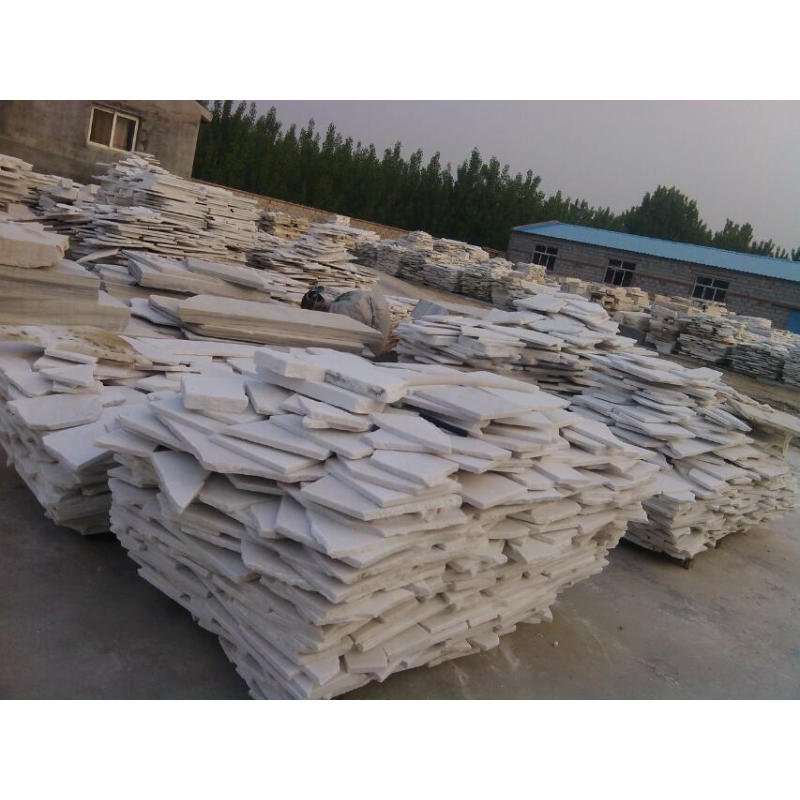 Garden or landscape white paving stones