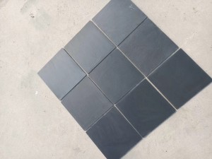 Black standard tiles