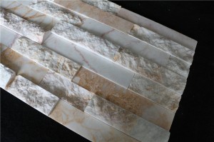 Sunset red Splitface Marble Panel Ledger