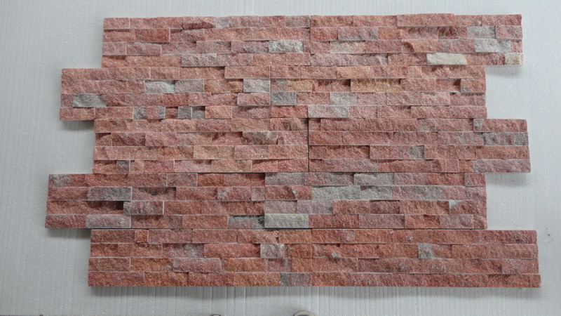 Pink Quarzite Natural Stacked Stone Cladding Featured Image