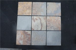 Slate Natural Square Stone Mosaic tiles