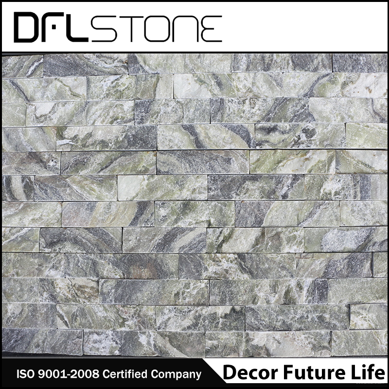 Low Price Natural Green Marble Cultured Stone Paneling