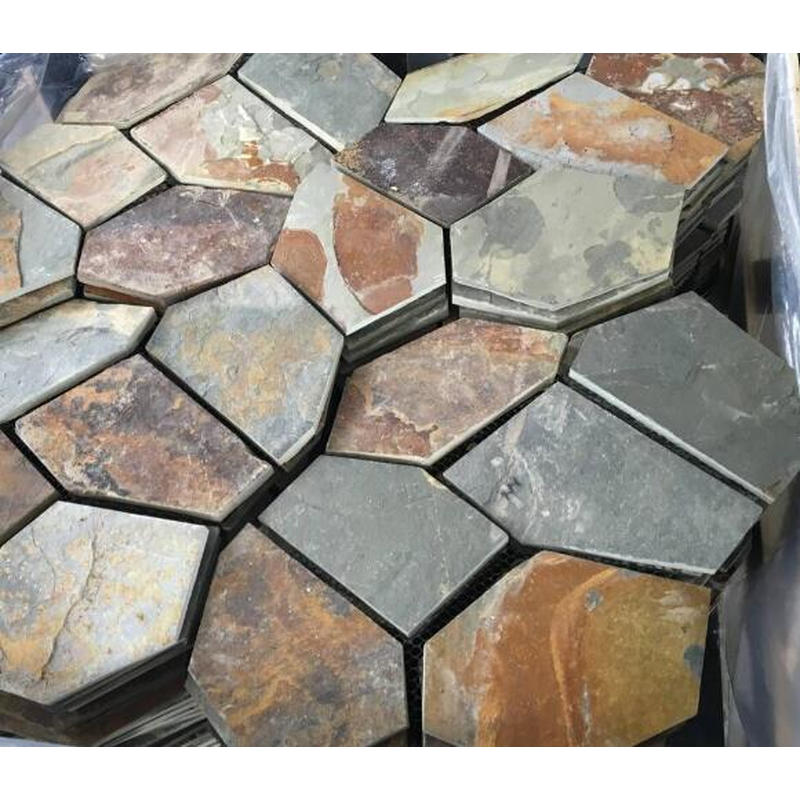 China wholesale Driveway Pavers - Autumn rose natural flagstone mat – DFL