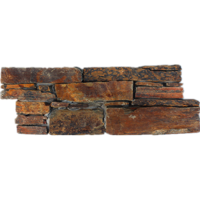 hot sale rusty exterior decor real stone paneling