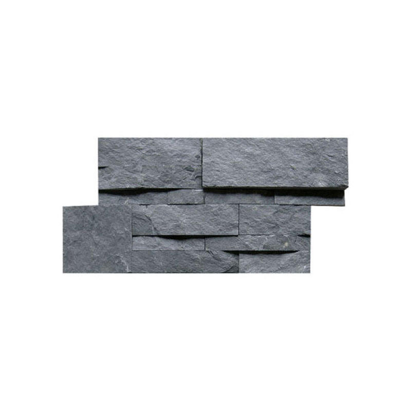 18×35cm black slate outside wall stone cladding