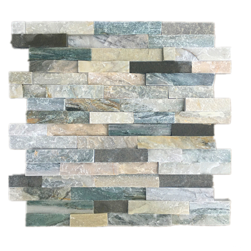 Discount wholesale Grey Flagstone Patio - Grean Natural Stacked Ledgerstone Decorate Outside Wall – DFL detail pictures